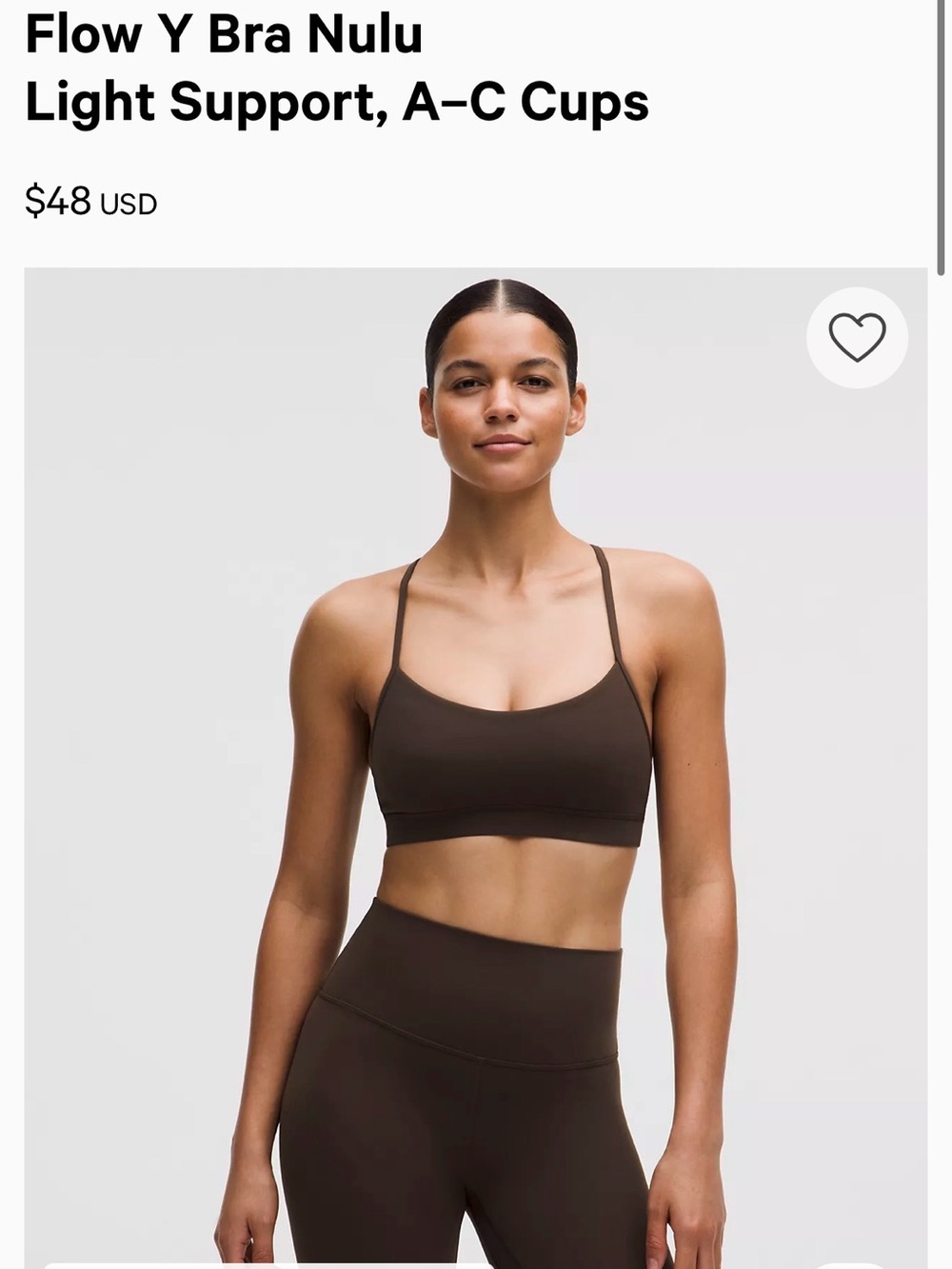 lululemon athletica Black Thin-Strap Sports Bra
